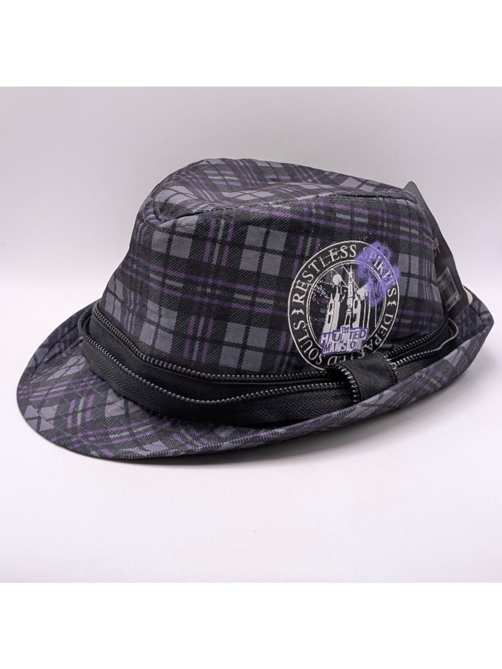 Disney Parks The Haunted Mansion Restless Spirits Fedora Hat Adult Cap Unisex